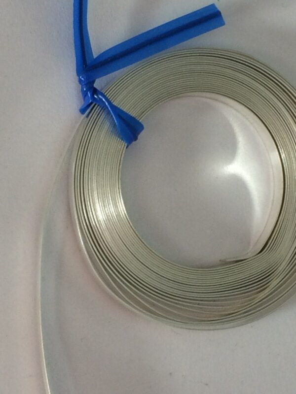 925 silver plain strip bezel wire for jewelry - Image 2