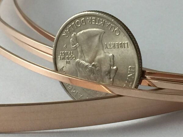 14kt ROSE gold filled flat stock wire - Image 2