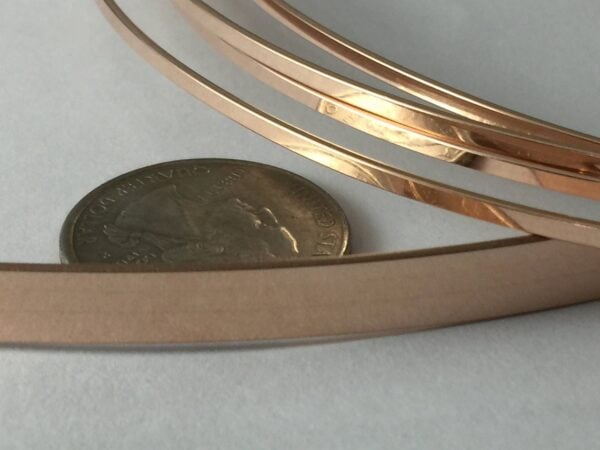 14kt ROSE gold filled flat stock wire - Image 4