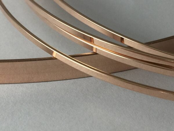 14kt ROSE gold filled flat stock wire - Image 5