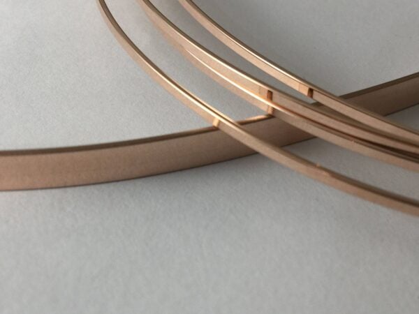 14kt ROSE gold filled flat stock wire