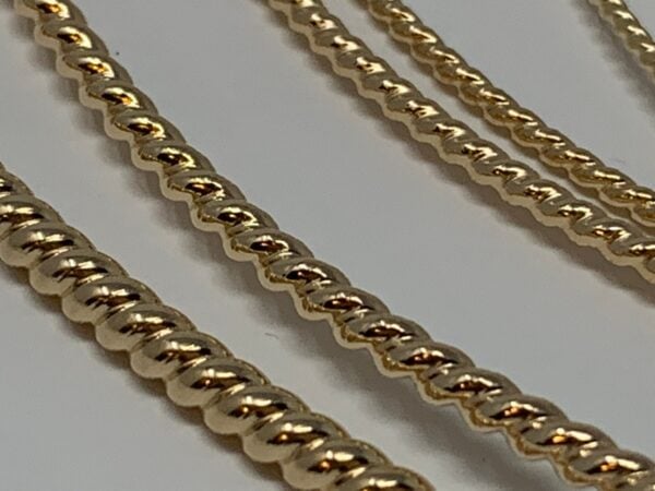 14kt yellow gold fill twist wire dead soft , half hard