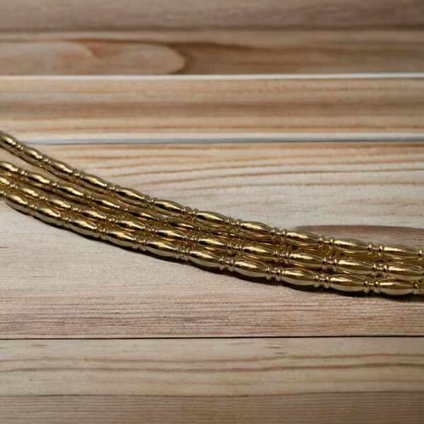 Yellow Gold filled fancy beaded wire, perfect for jewelry making and special designs - Image 2