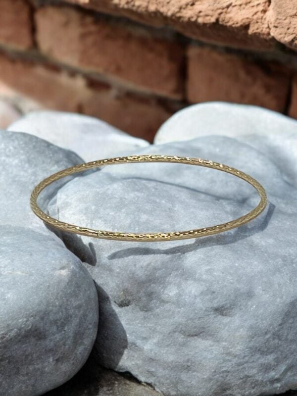 14kt gold filled bangle bracelet - Image 2