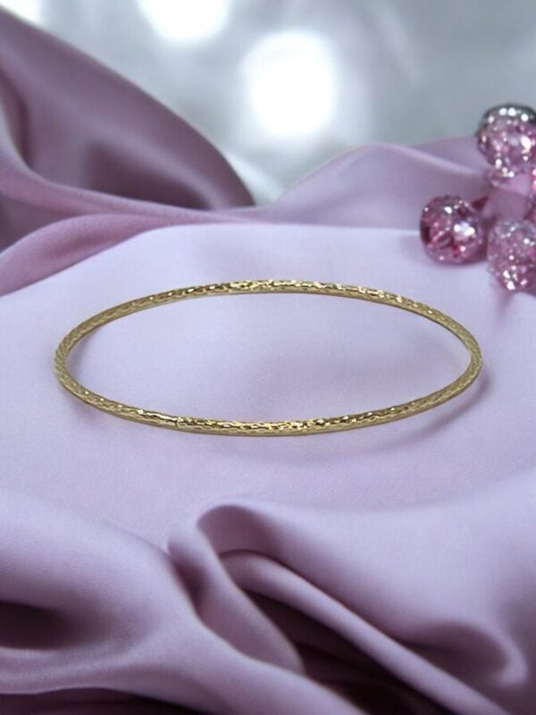 14kt gold filled bangle bracelet - Image 3