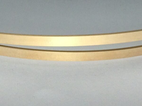 14kt yellow gold fill flat stock rectangle wire - Image 3