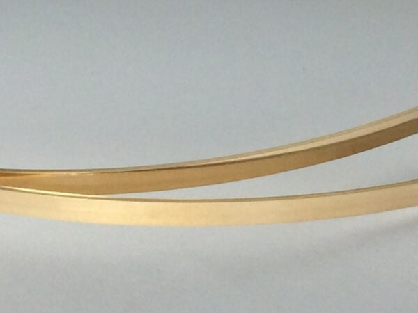 14kt yellow gold fill flat stock rectangle wire - Image 4