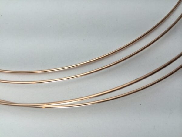 14kt Rose gold filled round wire Half Hard