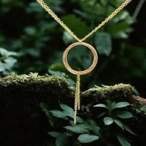 Love knot necklace, Algerian love knot, gift for her, two tone knot pendant, Mother’s Day gift