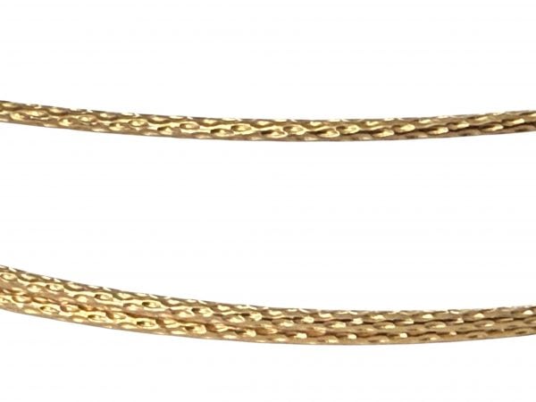 14kt yellow gold fill sparkle wire #1