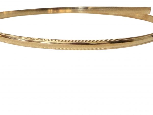 14kt Yellow Gold filled milgrain pattern wire